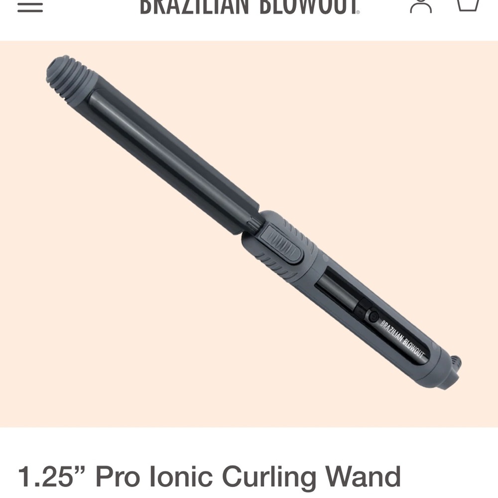 Gray Pro Ionic Curling Wand